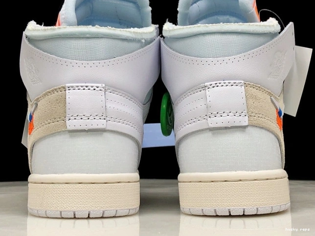 Cheap Husky Off-White AQ0818-100 Air Jordan 1 High Retro White 0717